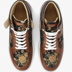 TAFT The Rapido Sneaker|Sneakers>Rapido Brown High Top Sneakers - Eden |