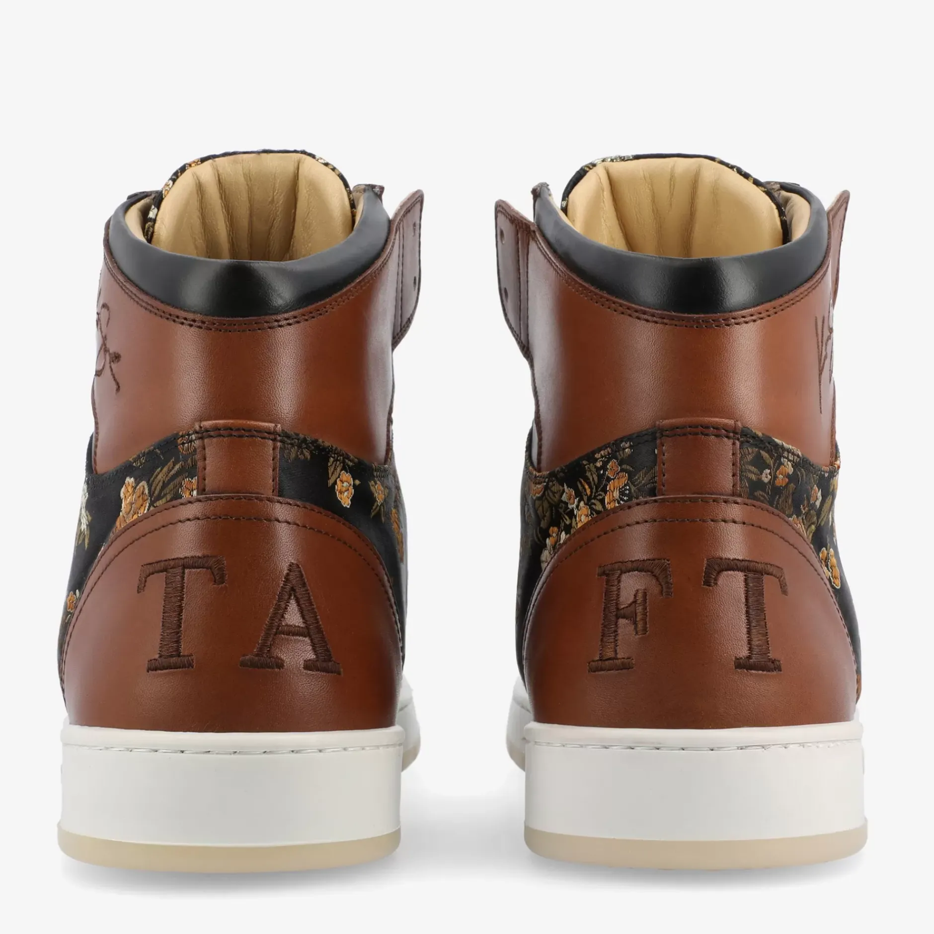TAFT The Rapido Sneaker|Sneakers>Rapido Brown High Top Sneakers - Eden |