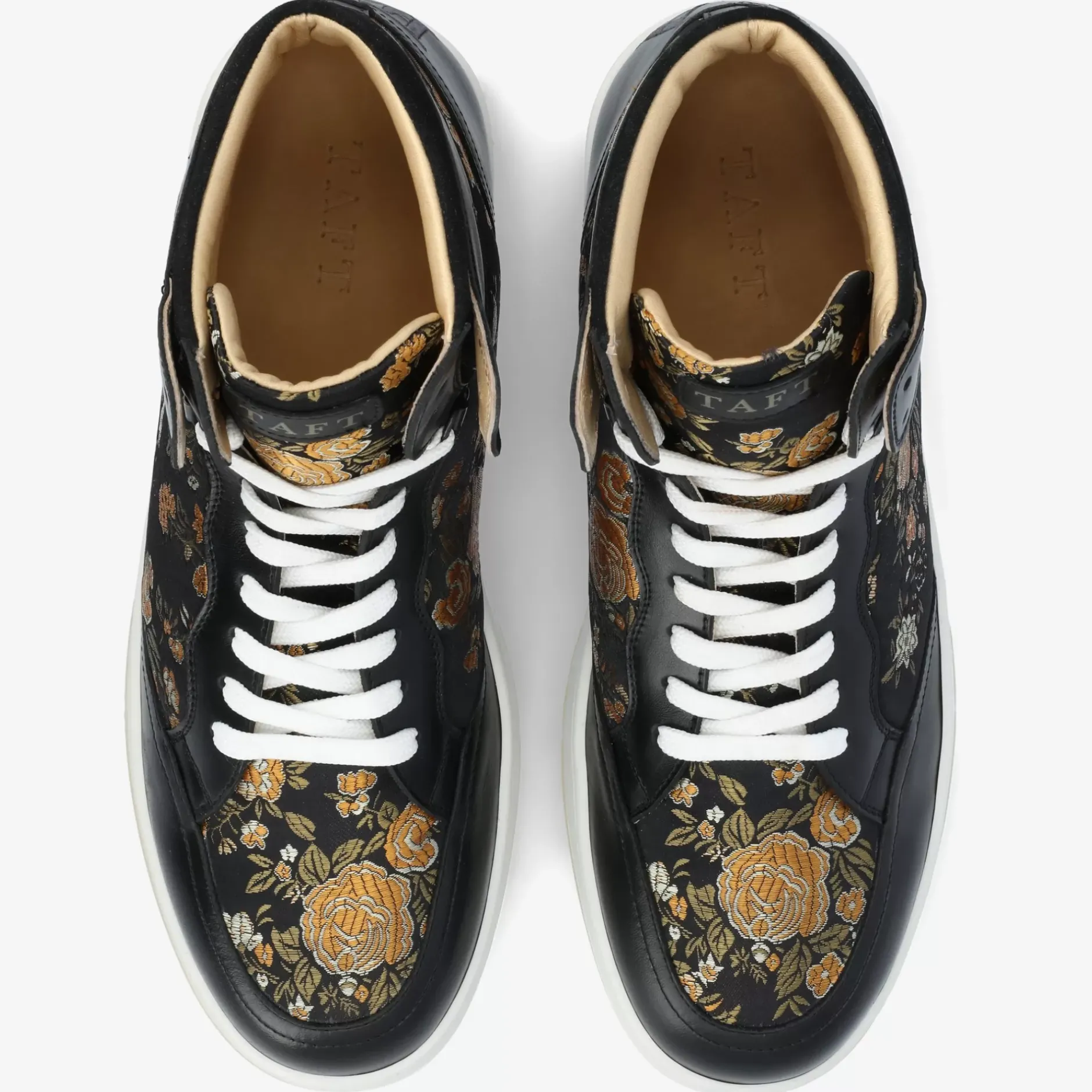 TAFT The Rapido Sneaker|Sneakers>Rapido Mens Black Hightop Sneakers - Eden Noir |