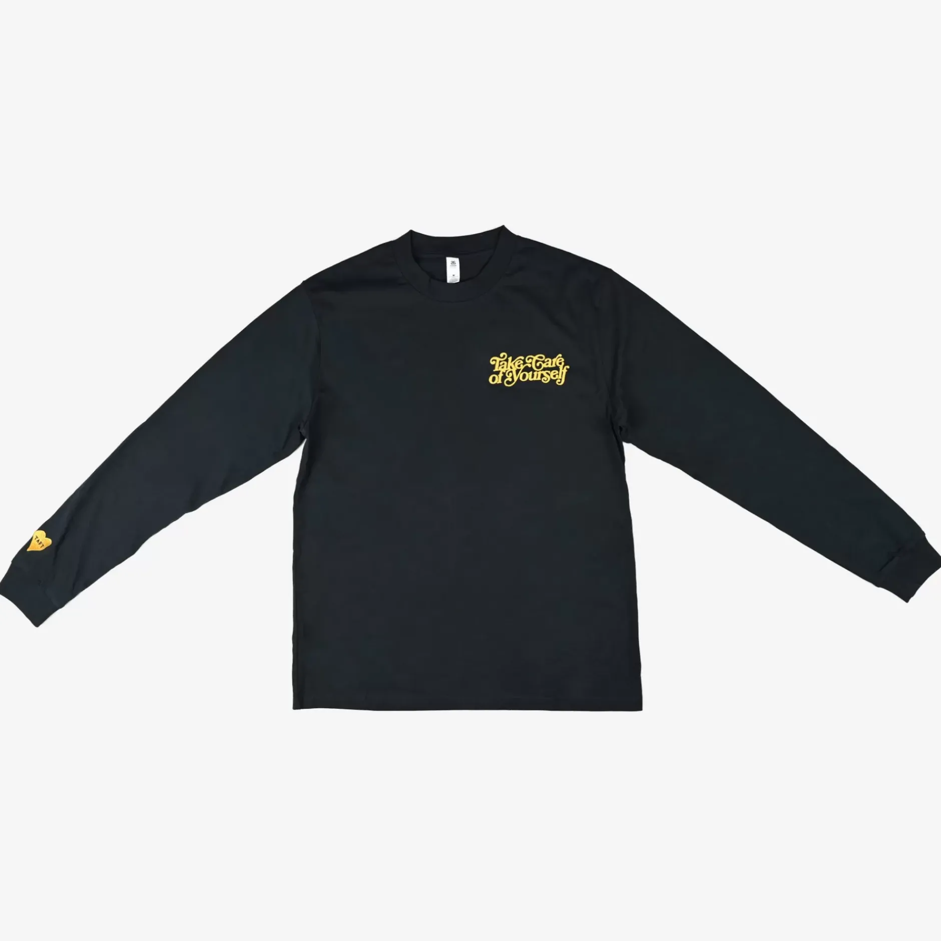 TAFT Mental Health Merch>Take Care Long Sleeve Shirt In Navy