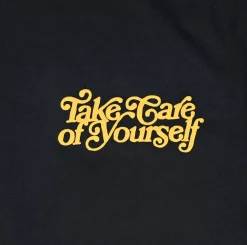 TAFT Mental Health Merch>Take Care Long Sleeve Shirt In Navy