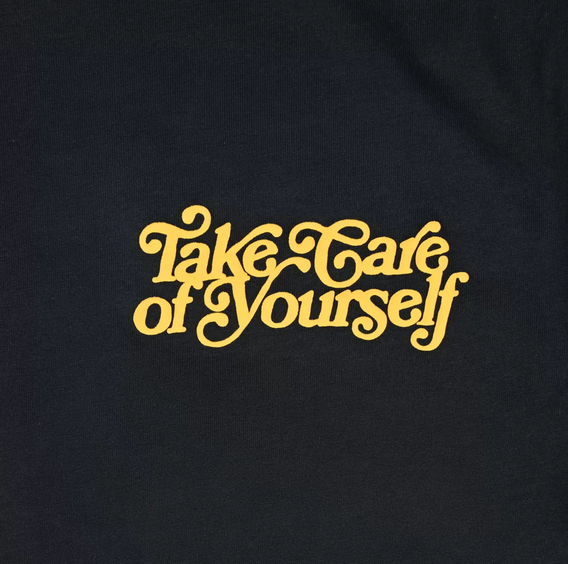 TAFT Mental Health Merch>Take Care Long Sleeve Shirt In Navy