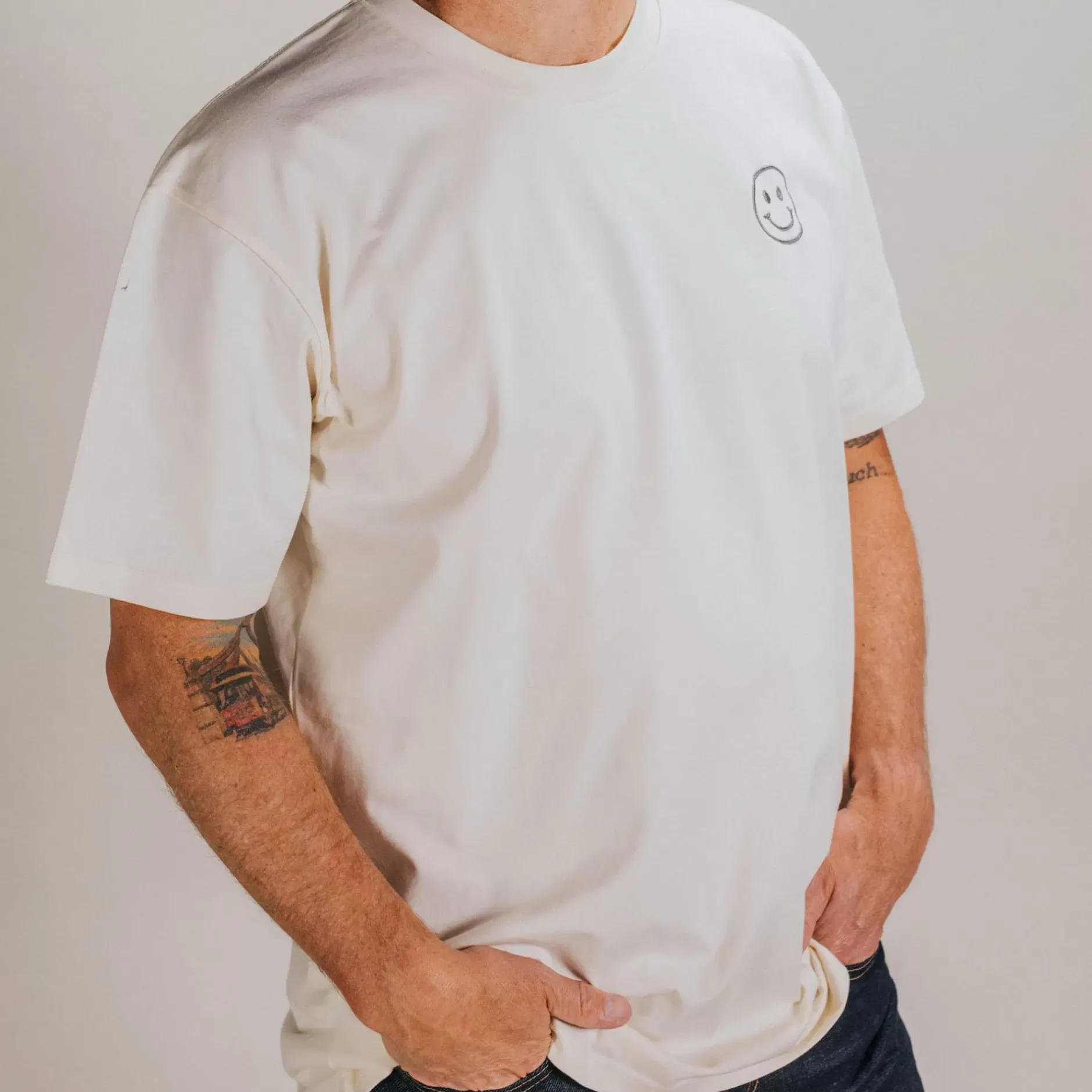 TAFT Mental Health Merch>Take Care T-Shirt In Ecru
