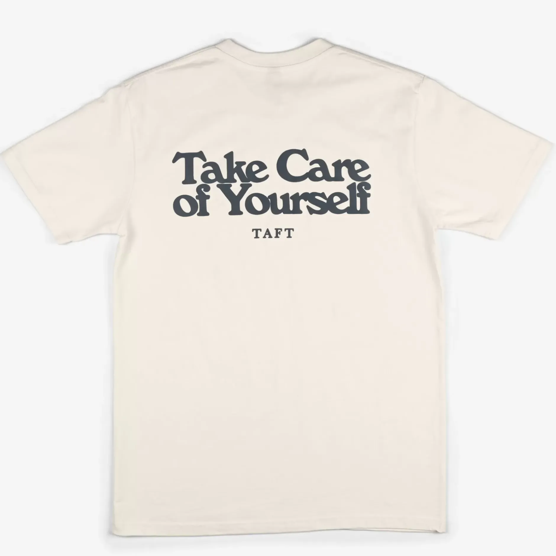 TAFT Mental Health Merch>Take Care T-Shirt In Ecru