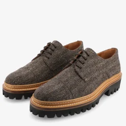 TAFT Shoes>The Country Captoe - Taupe Mens Shoe |
