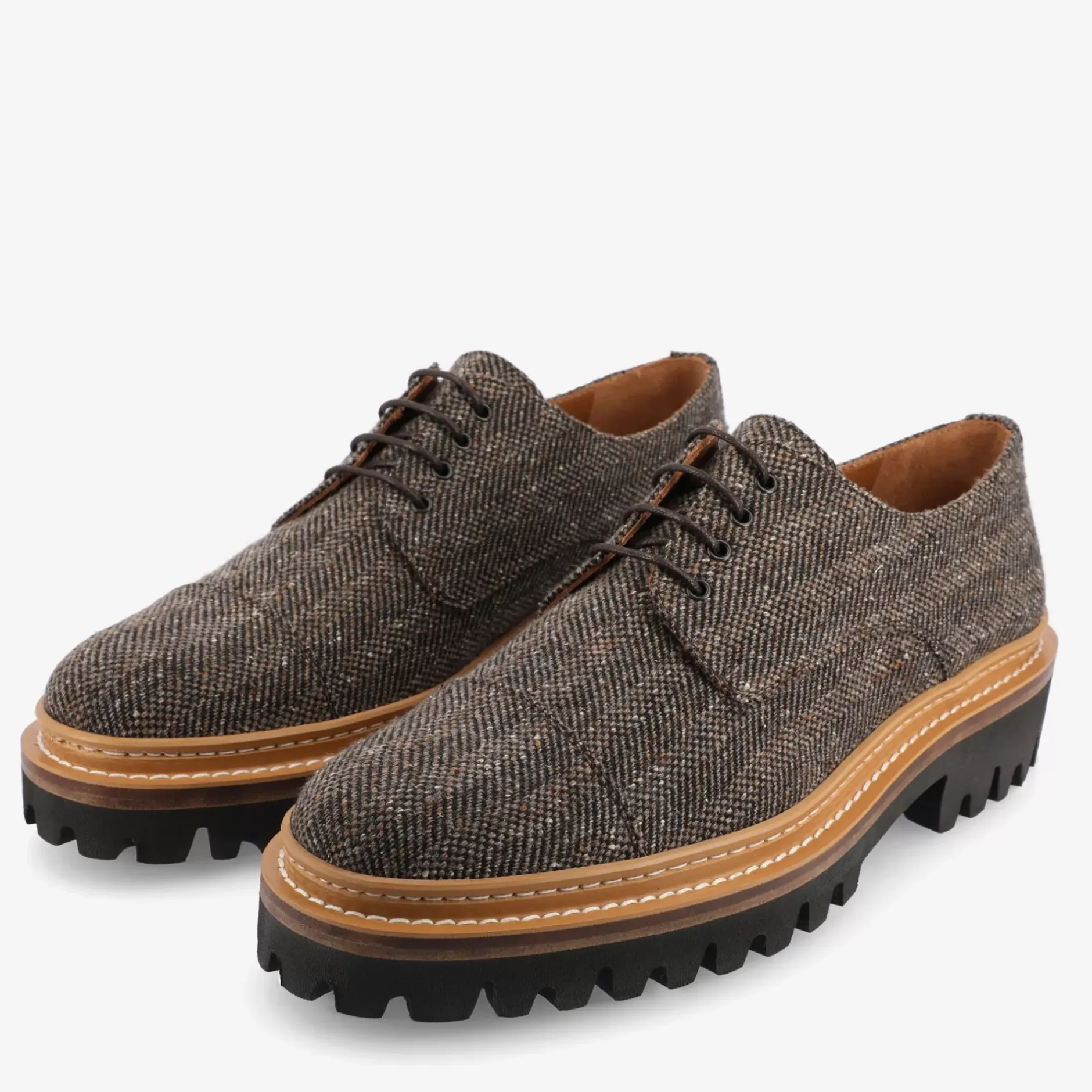 TAFT Shoes>The Country Captoe - Taupe Mens Shoe |