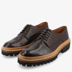 TAFT Shoes>The Country Derby In Coffee - Brown Mens Formal Shoe |