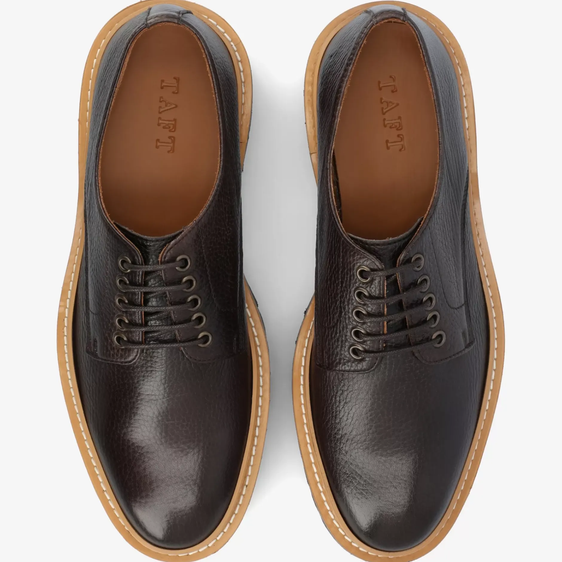 TAFT Shoes>The Country Derby In Coffee - Brown Mens Formal Shoe |