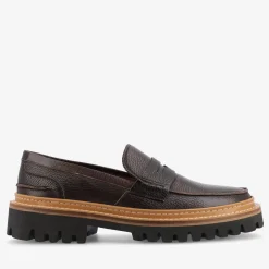 TAFT Loafers|Shoes>The Country Loafer In Coffee - Dark Brown Loafer |