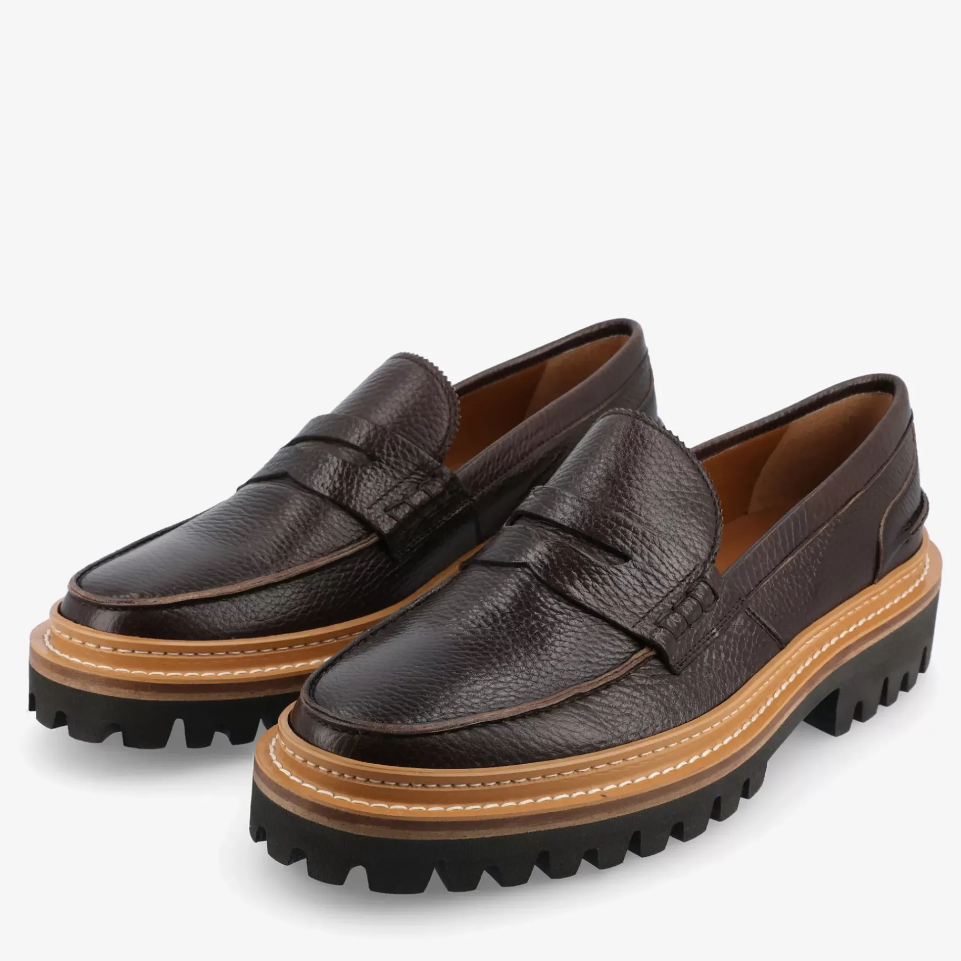 TAFT Loafers|Shoes>The Country Loafer In Coffee - Dark Brown Loafer |