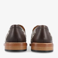 TAFT Loafers|Shoes>The Fitz Loafer In Brown Check |