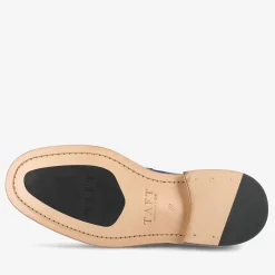 TAFT Loafers|Shoes>The Fitz Loafer In Deep Azure - Velvet Loafers |