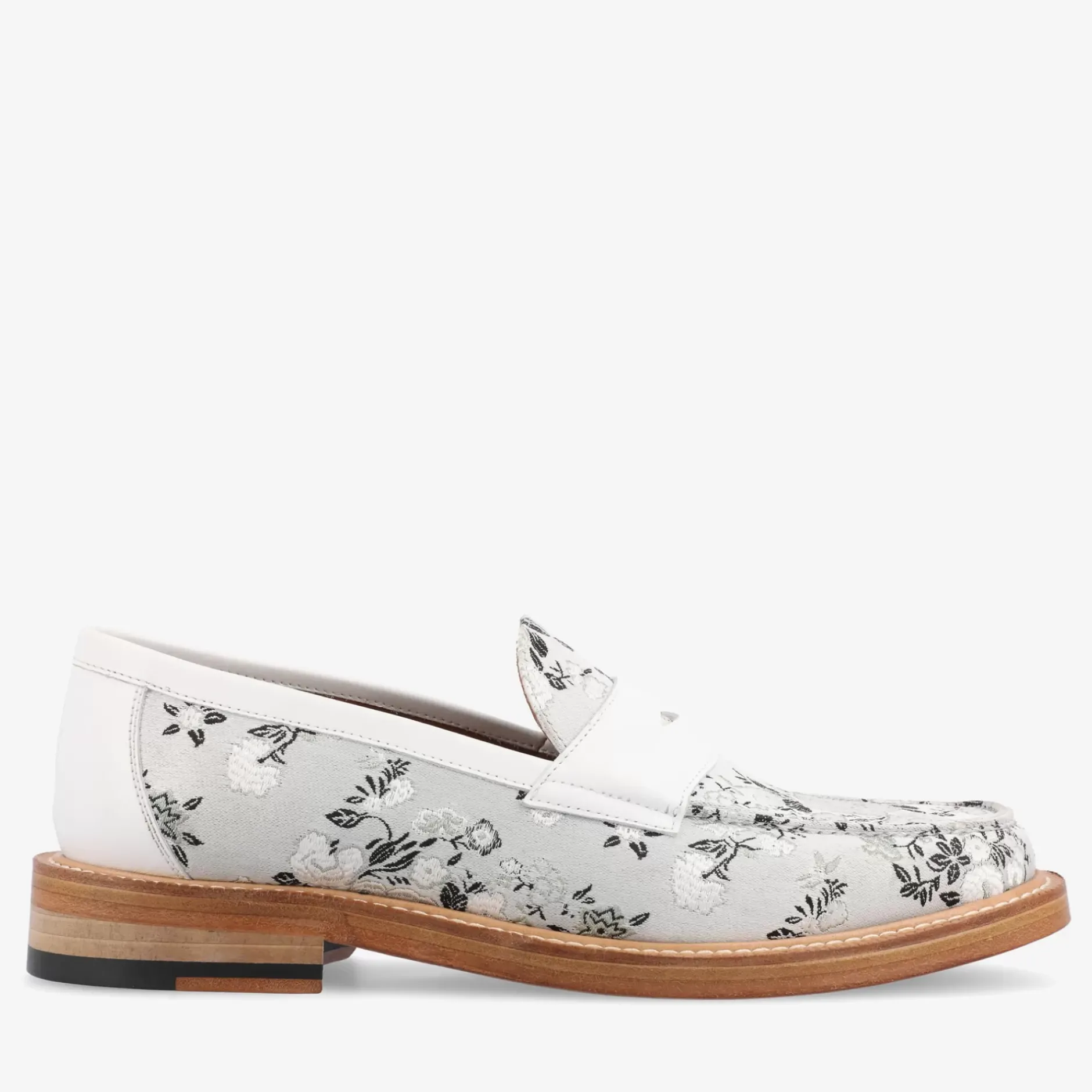 TAFT Shoes|Loafers>The Fitz Loafer In Eden Blanc - White Loafers For Men |
