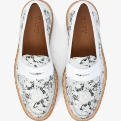 TAFT Shoes|Loafers>The Fitz Loafer In Eden Blanc - White Loafers For Men |