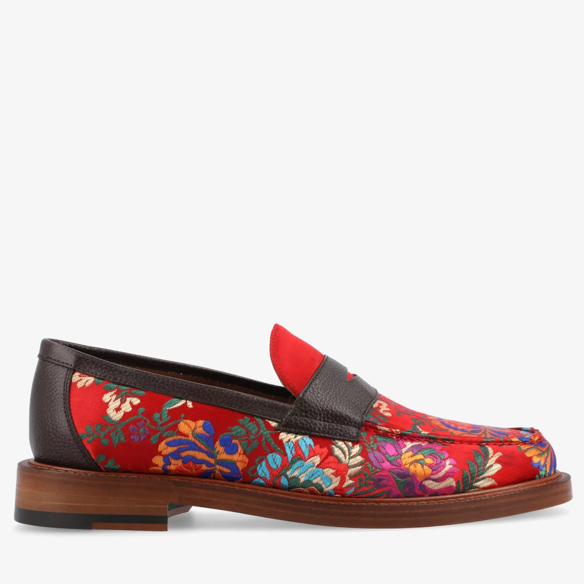 TAFT Loafers|Shoes>The Fitz Loafer In Fiore - Red Men'S Loafers |