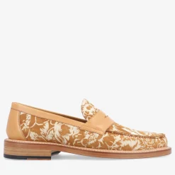 TAFT Loafers|Shoes>The Fitz Loafer In Gold Floral |