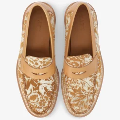 TAFT Loafers|Shoes>The Fitz Loafer In Gold Floral |
