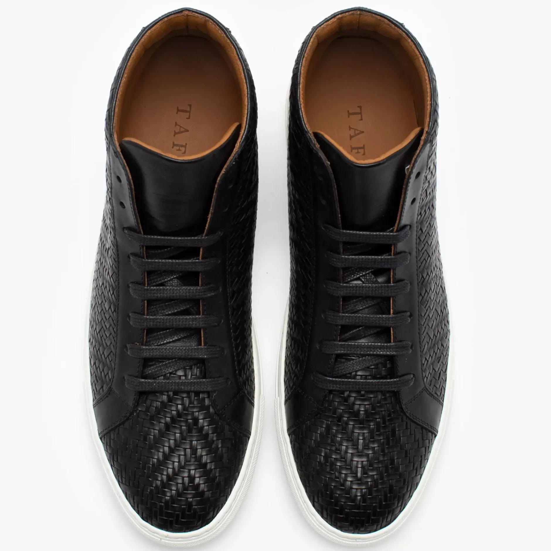 TAFT Sneakers>The Hightop Sneaker In Black Woven |