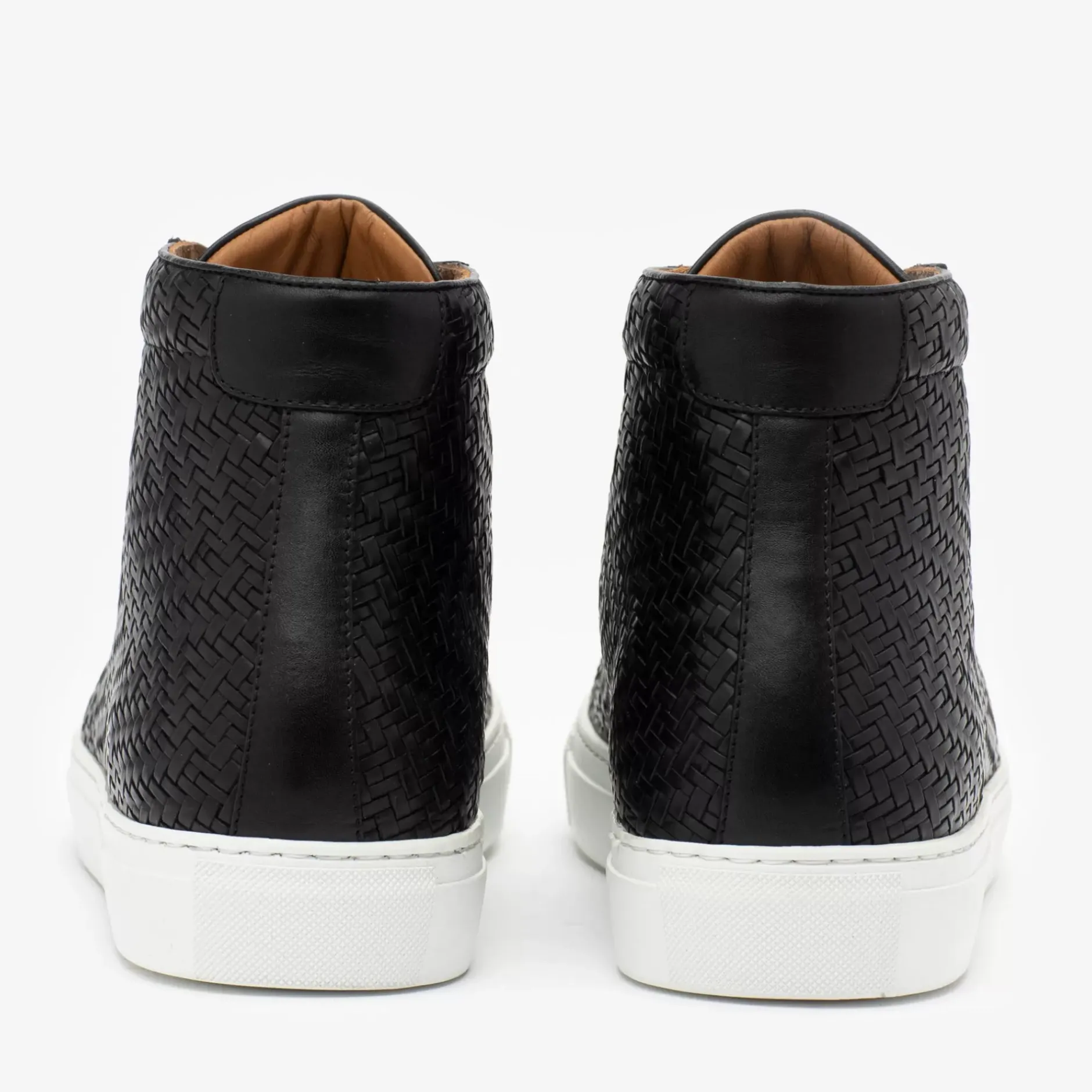 TAFT Sneakers>The Hightop Sneaker In Black Woven |