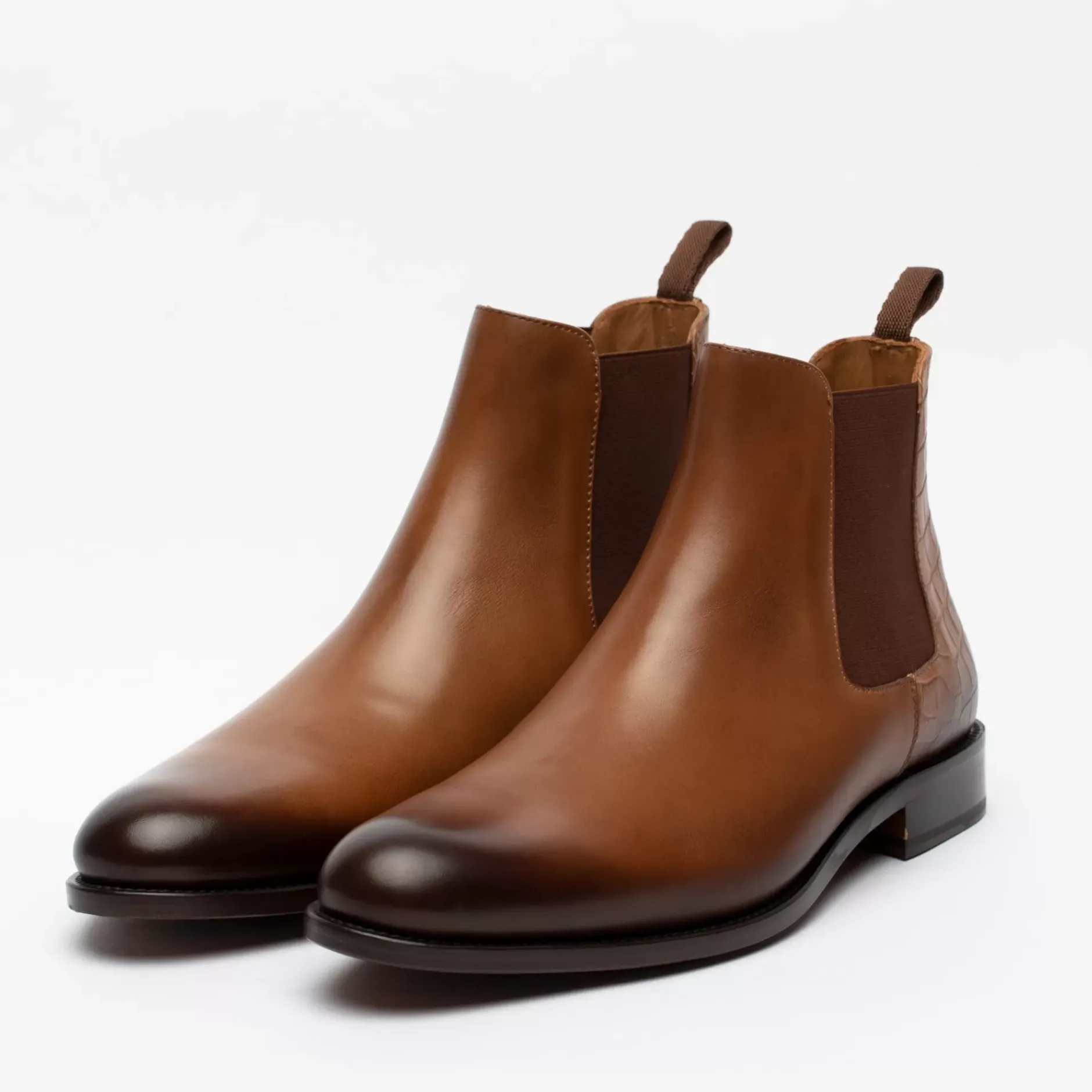TAFT Chelsea Boots|Boots>The Hiro Boot In Honey - Men'S Leather Chelsea Boots |