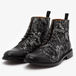 TAFT Boots>The Jack Boot In Dark Sky - Floral Boots |