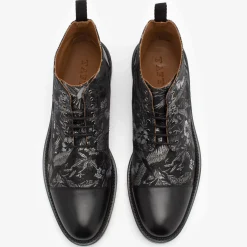 TAFT Boots>The Jack Boot In Dark Sky - Floral Boots |