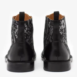TAFT Boots>The Jack Boot In Dark Sky - Floral Boots |