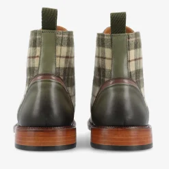 TAFT Boots>The Jack Boot In Green Plaid |