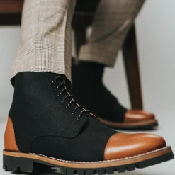 TAFT Boots>The Jack Boot In Industrial - Two Toned Boots |