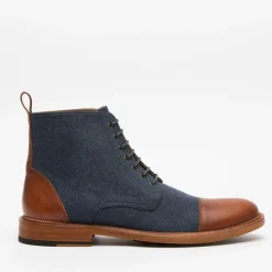 TAFT Boots>The Jack Boot In Navy - Ankle Boots |