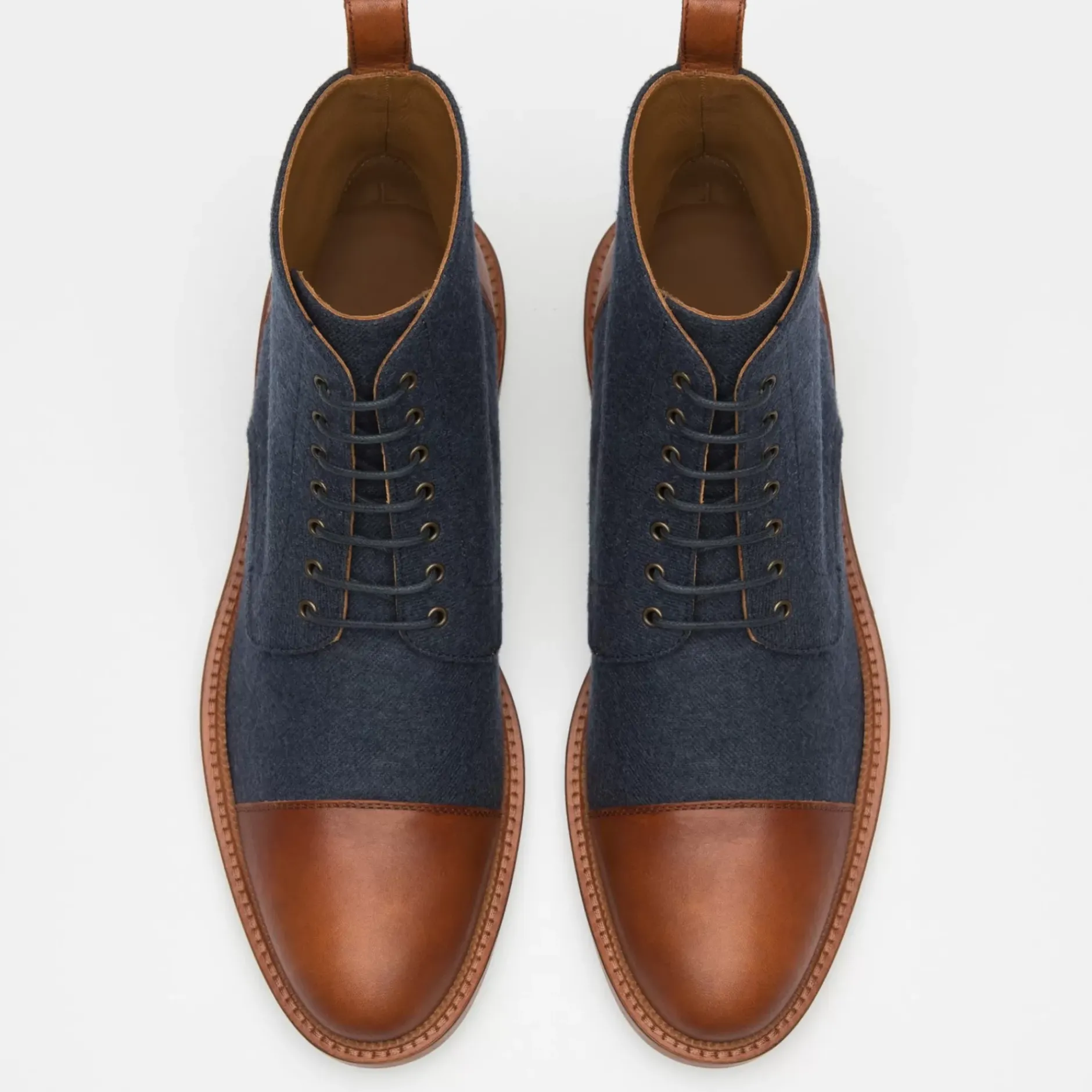 TAFT Boots>The Jack Boot In Navy - Ankle Boots |