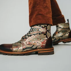 TAFT Boots>The Jack Boot - Kashmir Paisley |