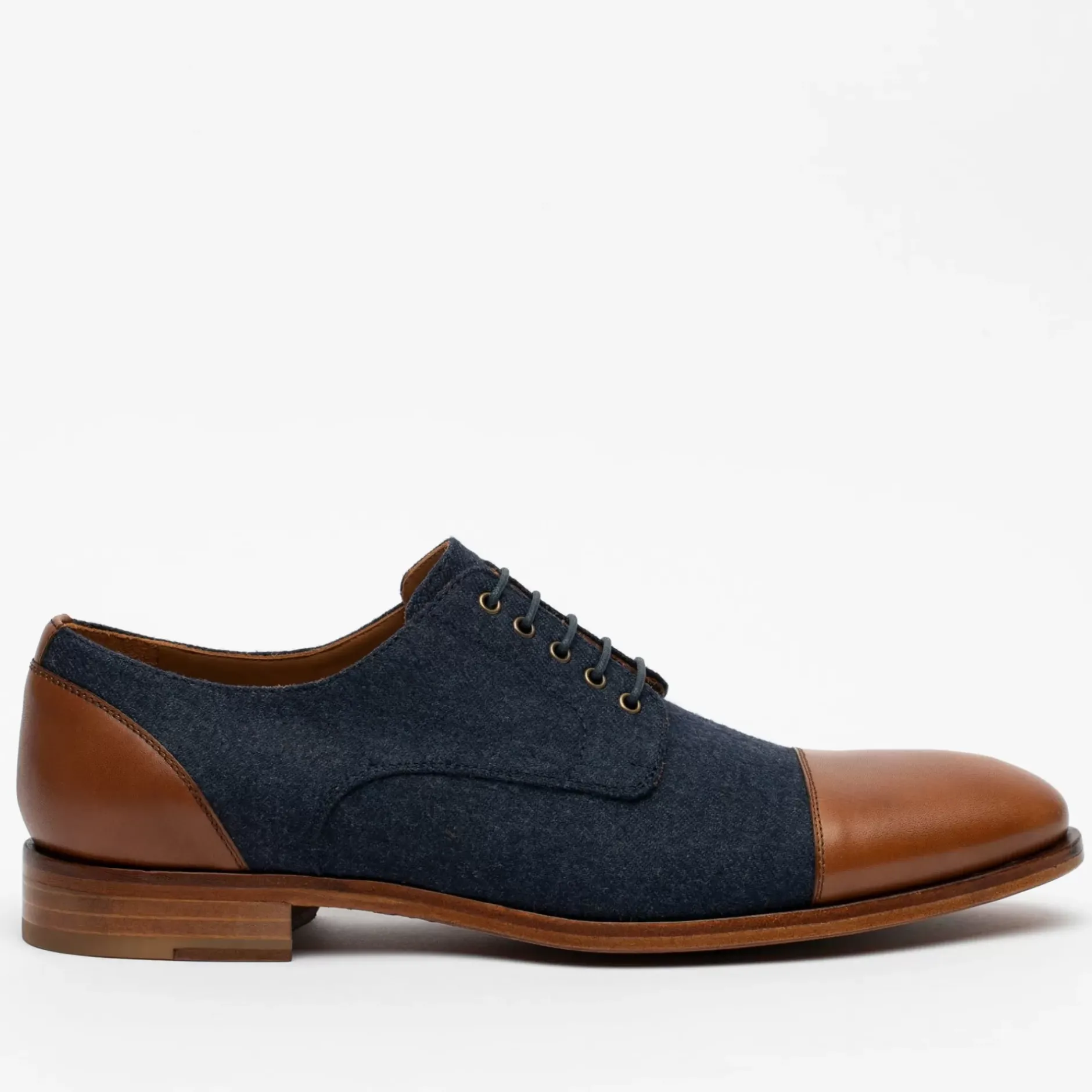 TAFT Shoes>The Jack Shoe - Navy Dress Shoes |