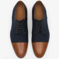 TAFT Shoes>The Jack Shoe - Navy Dress Shoes |