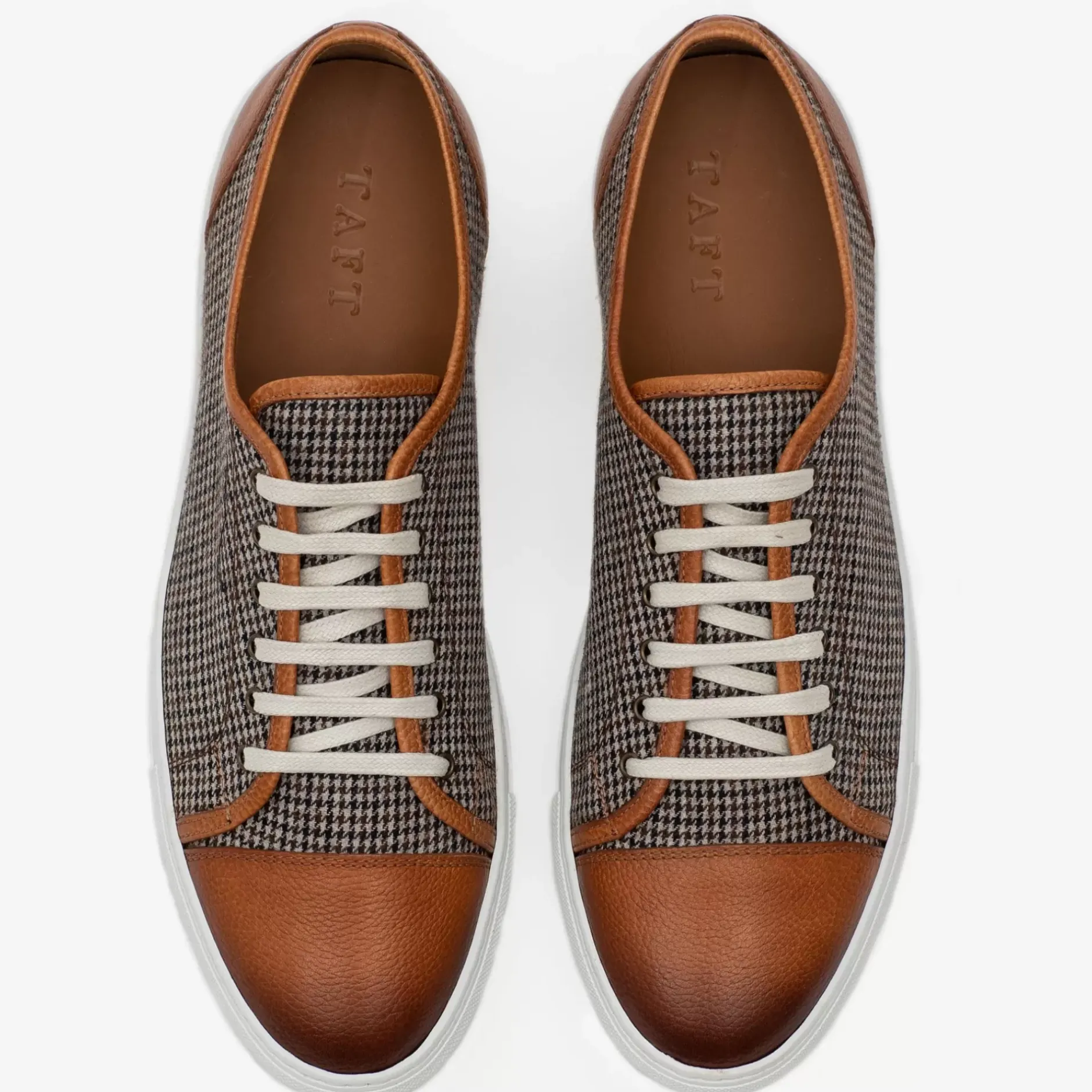 TAFT Sneakers>The Jack Sneaker - Honey/Houndstooth Sneakers |
