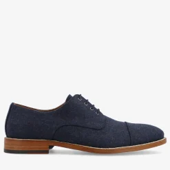 TAFT Shoes>The Kennedy Shoe - Navy Blue Shoes |