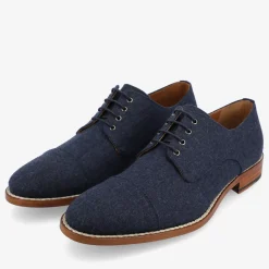 TAFT Shoes>The Kennedy Shoe - Navy Blue Shoes |
