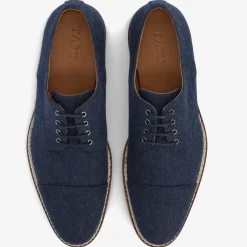 TAFT Shoes>The Kennedy Shoe - Navy Blue Shoes |