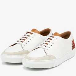 TAFT Sneakers>The Klay Sneaker - Red/White Leather Sneakers |
