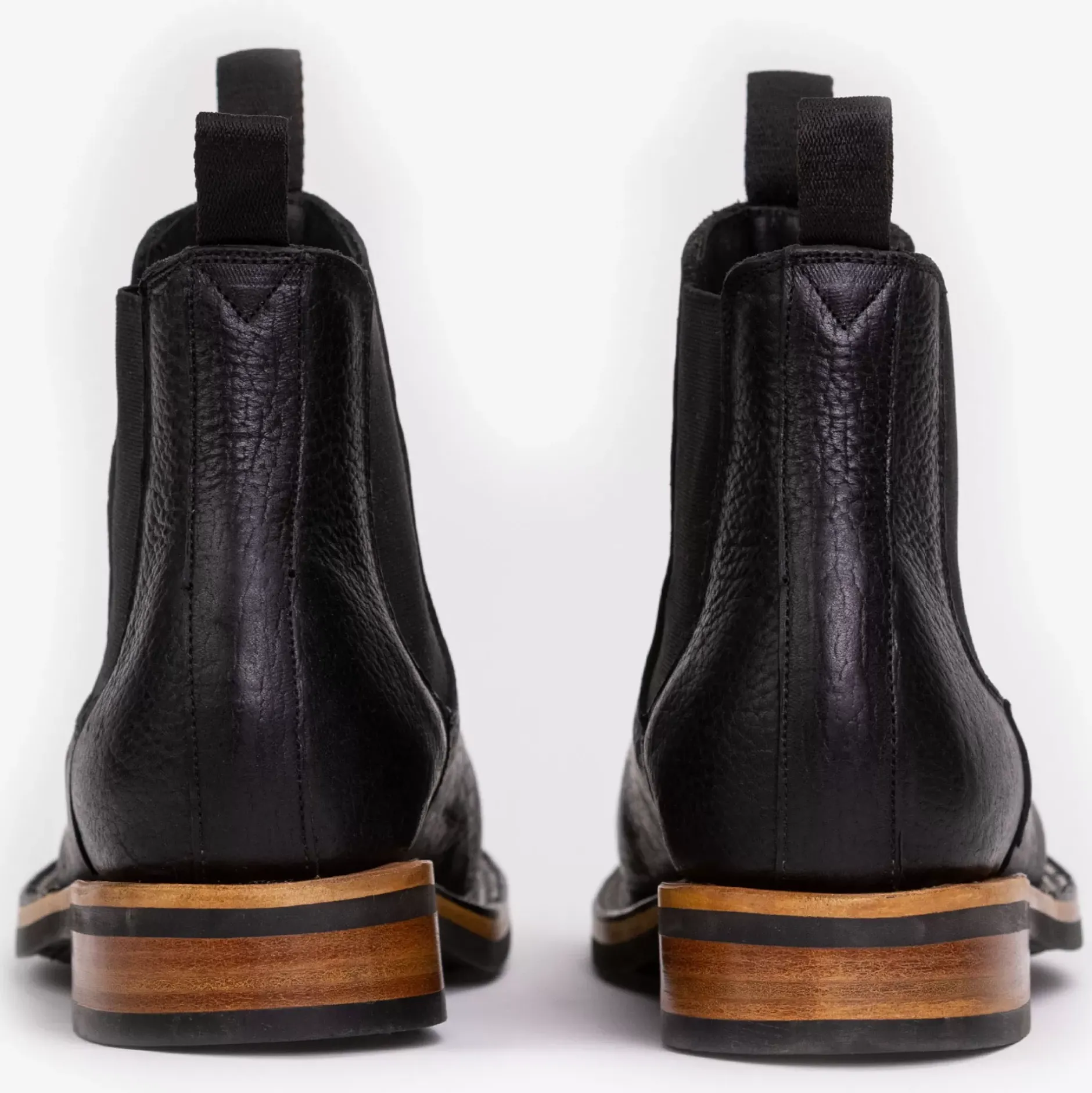 TAFT Taft Stitchdown|Chelsea Boots>The Legion Boot In Black Bison Leather |