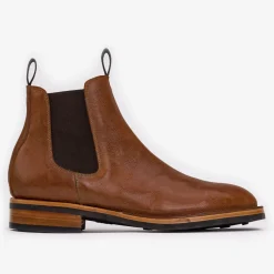TAFT Taft Stitchdown|Chelsea Boots>The Legion Boot In Nutmeg - Kudu Leather |