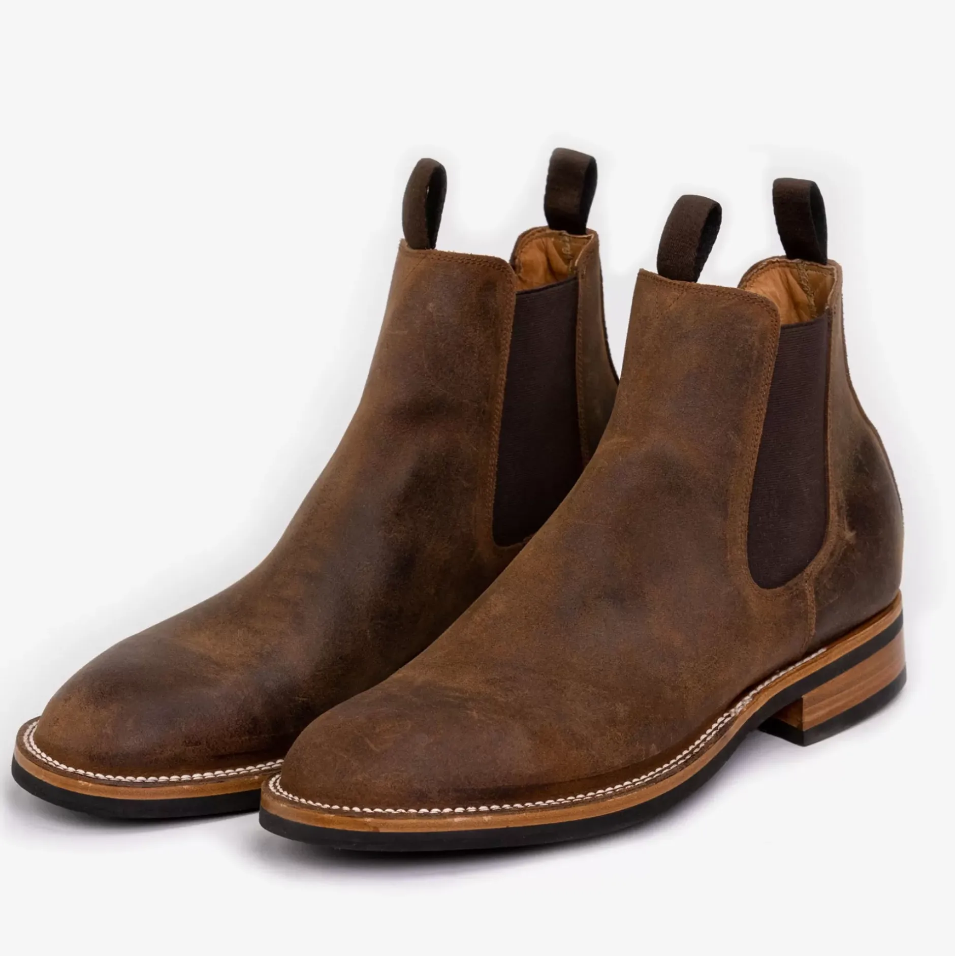 TAFT Chelsea Boots|Boots>The Legion Stitchdown Boot In Rust |