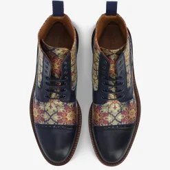 TAFT Boots>The Milano Boot In Atlas - Jacquard Boots |
