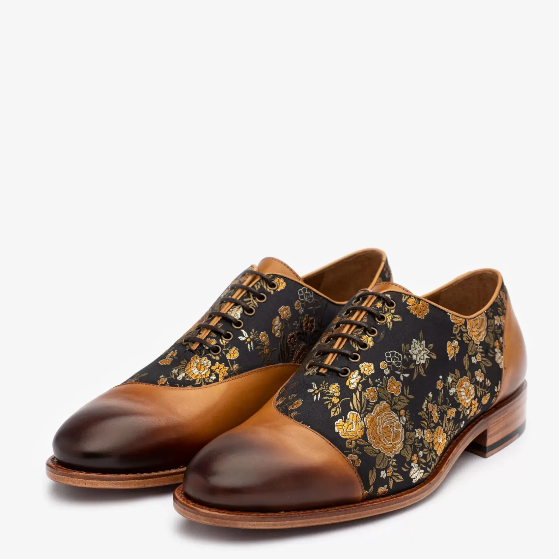 TAFT Shoes>The Paris Shoe In Eden - Men'S Floral Dress Shoes |