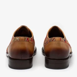 TAFT Shoes>The Paris Shoe In Red Paisley |