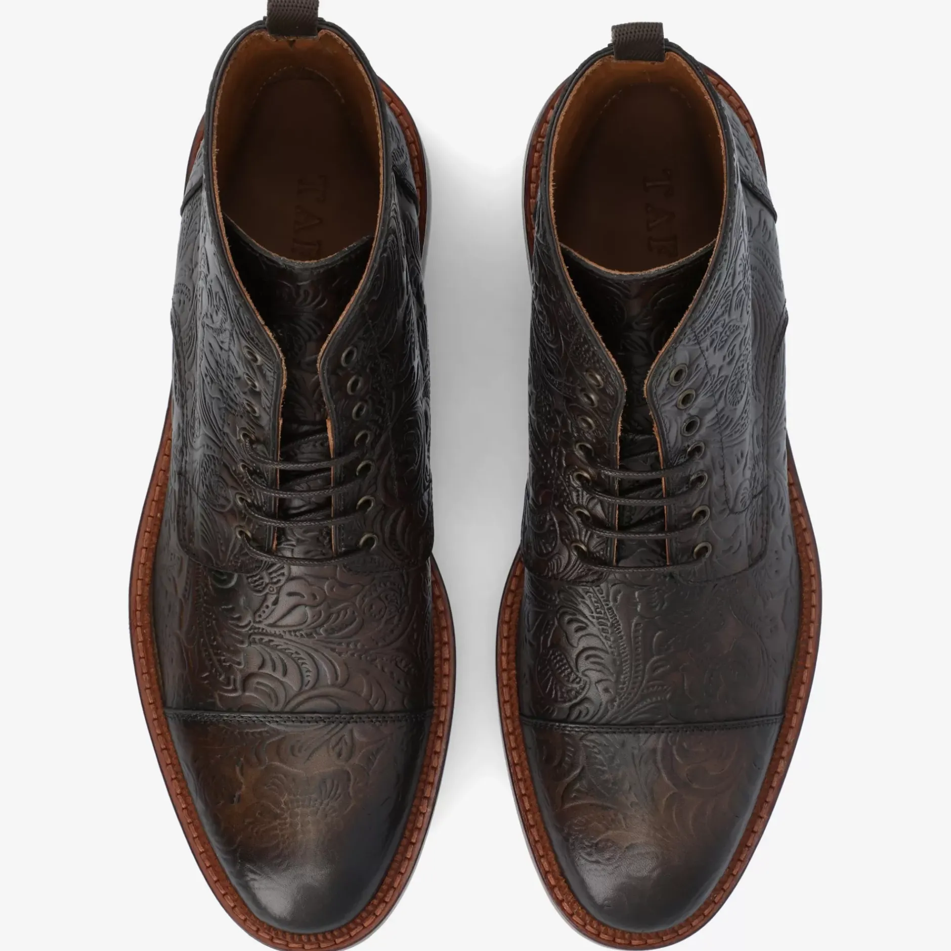 TAFT Boots>The Rome Boot In Marron Viejo