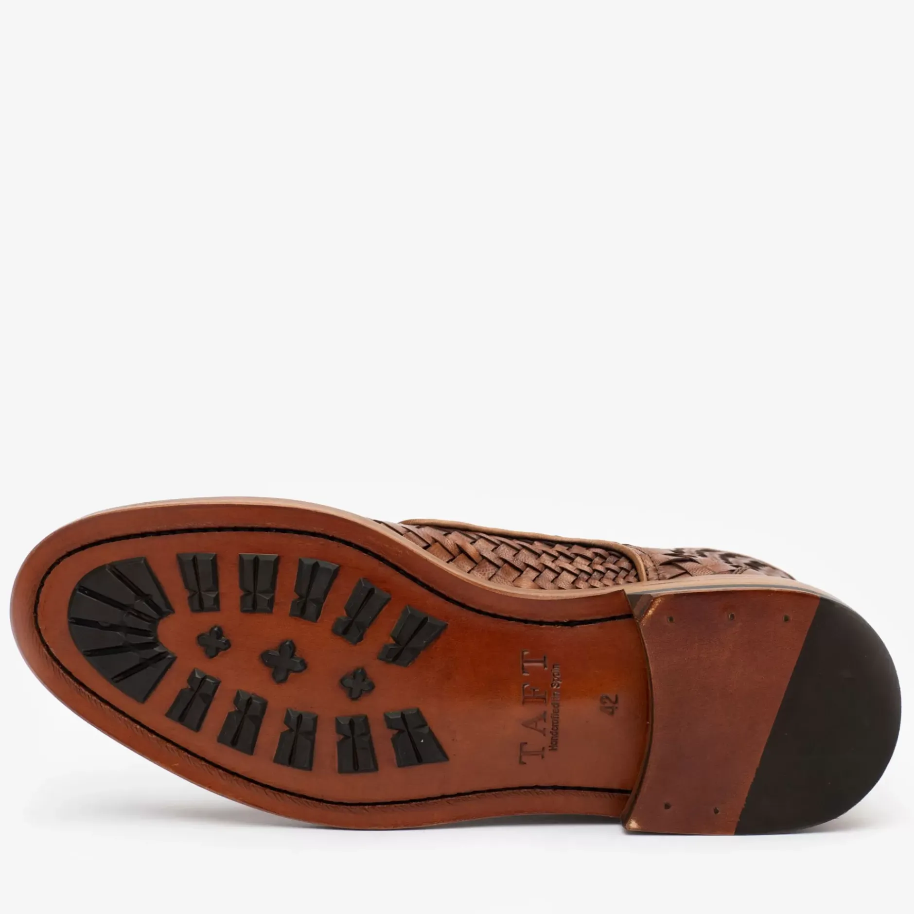 TAFT Boots>The Rome Boot In Woven - Leather Boots |