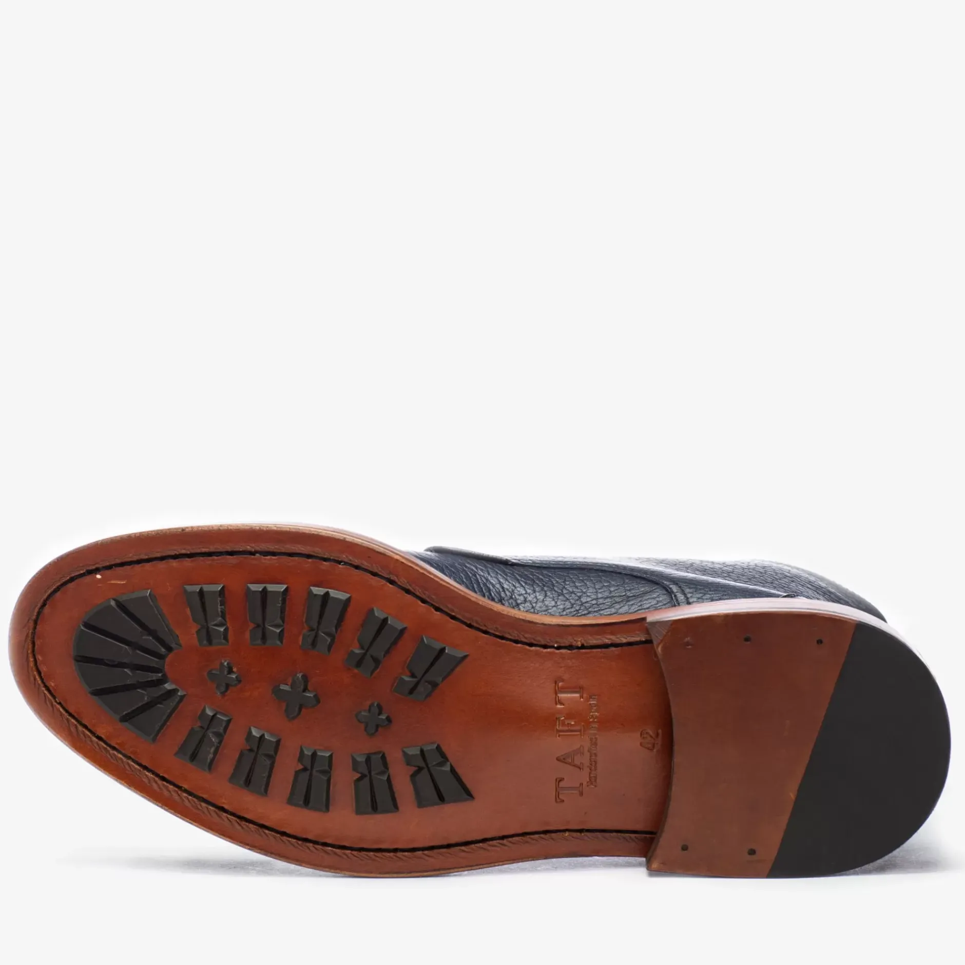 TAFT Boots>The Rome Boot - Navy Leather Boots |