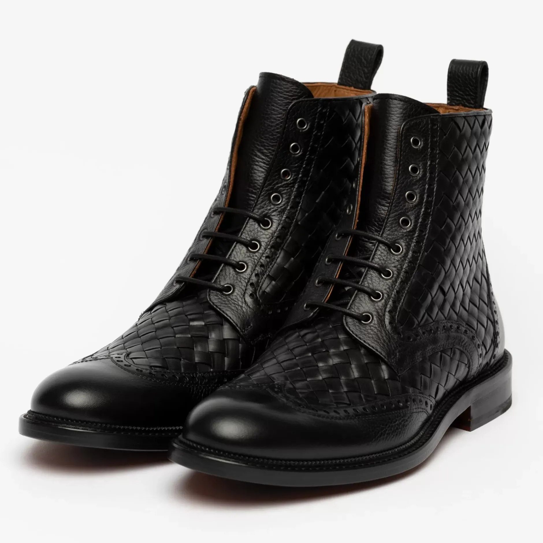 TAFT Boots>The Saint Boot In Black - Men'S Leather Dress Boot