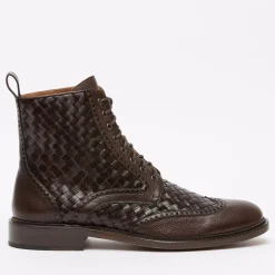 TAFT Boots>The Saint Boot In Espresso Brown - Dress Boot |